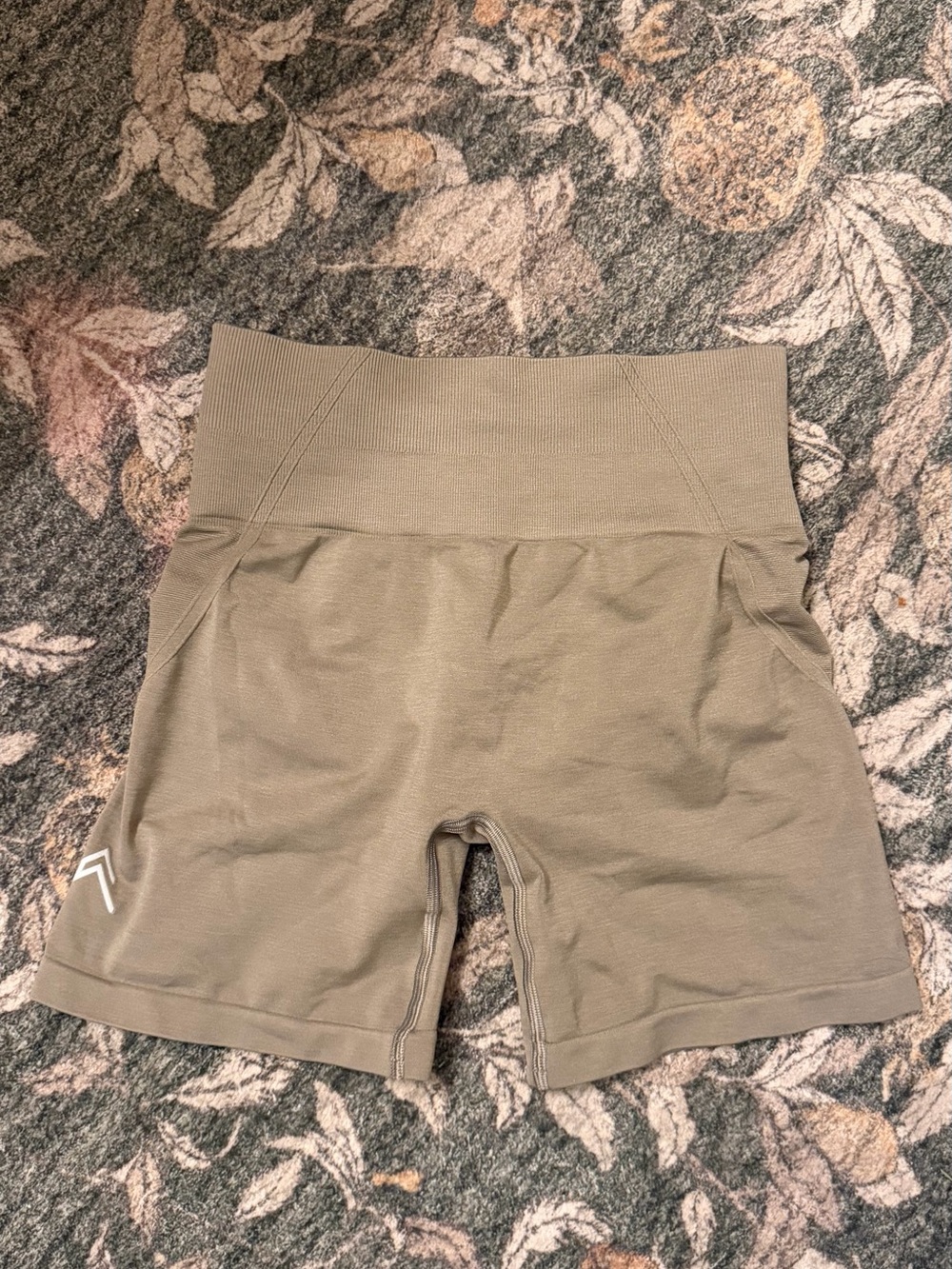 Oner Active Olive High-Waist Athletic Shorts